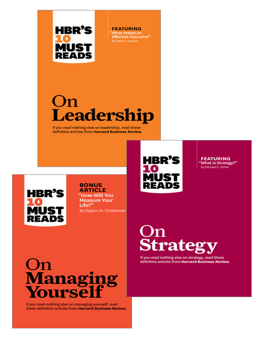 Cover image for HBR's 10 Must Reads Leader's Collection (3 Books)